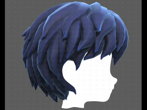 Base Hair for Boy V52 3D Model