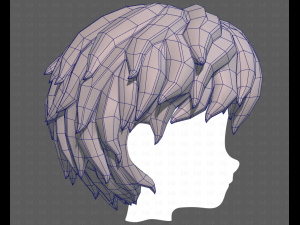 Base Hair for Boy V52 Modello 3D