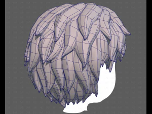 Base Hair for Boy V52 3D Model