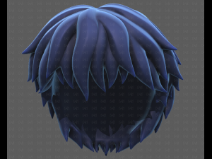 Base Hair for Boy V52 Modello 3D