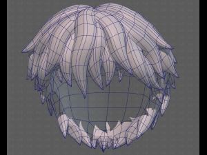 Base Hair for Boy V52 Modello 3D