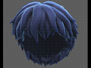Base Hair for Boy V52 3D Model