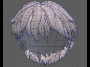 Base Hair for Boy V52 Modello 3D