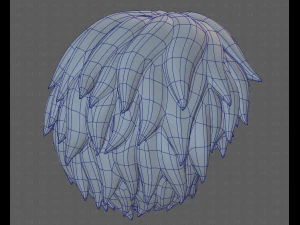 Base Hair for Boy V52 3D Model