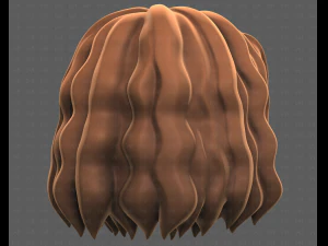 Base Hair for girl V52 3D Model