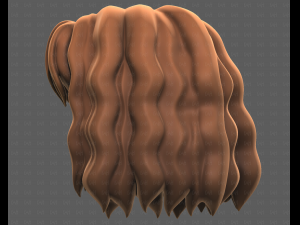 Base Hair for girl V52 3Dモデル