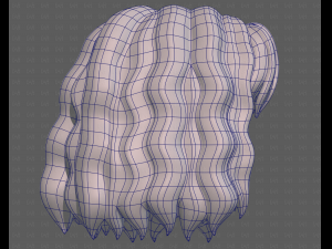 Base Hair for girl V52 3Dモデル