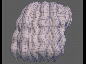 Base Hair for girl V52 3D Model