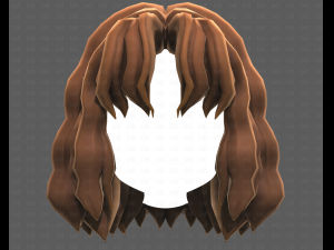 Base Hair for girl V52 3Dモデル