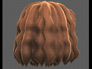 Base Hair for girl V52 3Dモデル