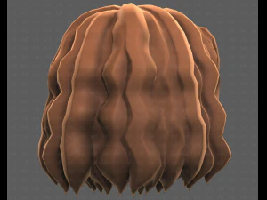 Base Hair for girl V52 3D Model