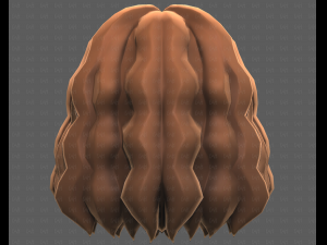 Base Hair for girl V52 3Dモデル
