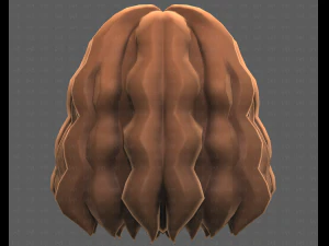 Base Hair for girl V52 3D Model