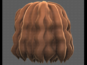 Base Hair for girl V52 3Dモデル