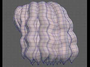 Base Hair for girl V52 3Dモデル