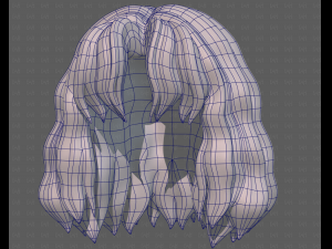 Base Hair for girl V52 3Dモデル