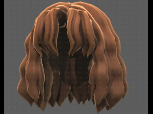 Base Hair for girl V52 3D Model