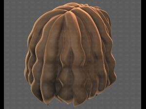 Base Hair for girl V52 3Dモデル