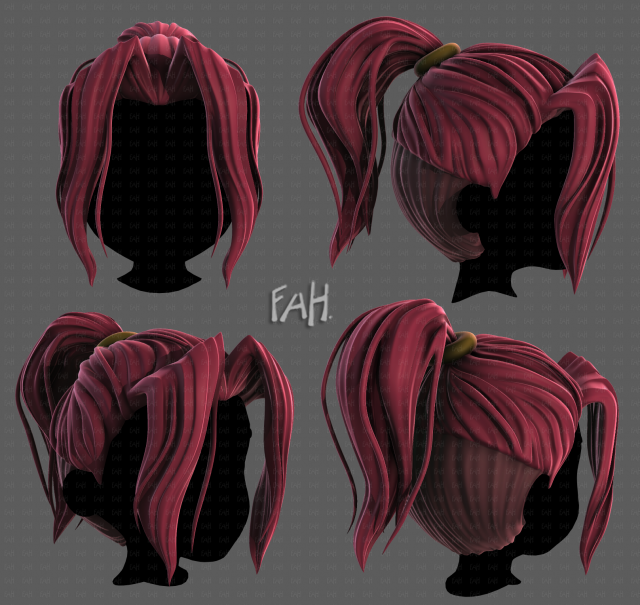 3D Hair style for boy V112 3D 模型 .c4d .max .obj .3ds .fbx .stl .blend 