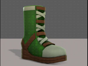 Shoes cartoonV52 3D Model