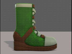 Shoes cartoonV52 3D Модель