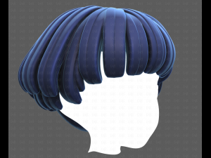 Base Hair for Boy V53 Model 3D