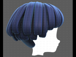 Base Hair for Boy V53 Model 3D