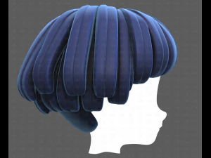 Base Hair for Boy V53 3D Model