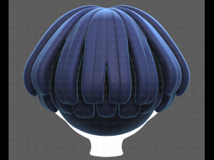 Base Hair for Boy V53 Model 3D