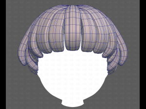 Base Hair for Boy V53 Model 3D