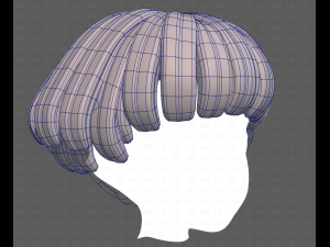 Base Hair for Boy V53 Model 3D