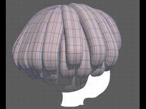 Base Hair for Boy V53 Model 3D