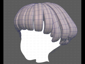 Base Hair for Boy V53 Model 3D