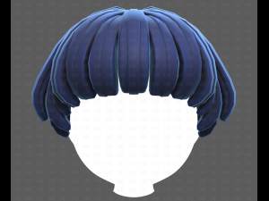 Base Hair for Boy V53 Model 3D