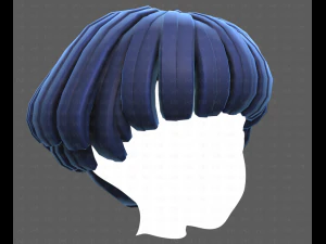 Base Hair for Boy V53 3D Model