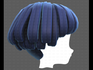 Base Hair for Boy V53 Model 3D