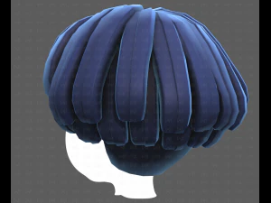 Base Hair for Boy V53 3D Model