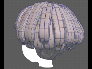 Base Hair for Boy V53 3D Model