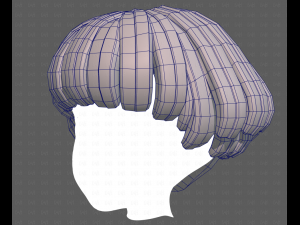 Base Hair for Boy V53 Model 3D