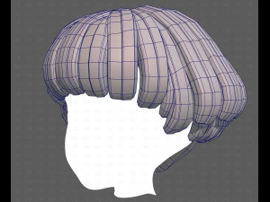 Base Hair for Boy V53 3D Model