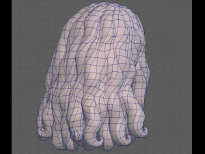 Base Hair for girl V53 3D Model