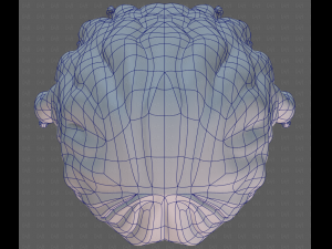 Base Hair for girl V53 3D Model