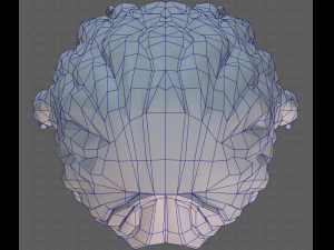 Base Hair for girl V53 3D Model
