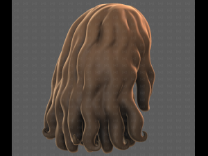 Base Hair for girl V53 3D Model