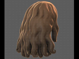 Base Hair for girl V53 3D Model