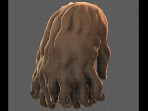 Base Hair for girl V53 3D Model