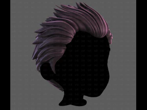 3D Hair style for boy V113 3D Model