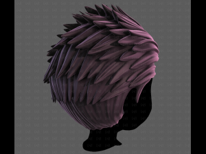 3D Hair style for boy V113 Modelo 3D