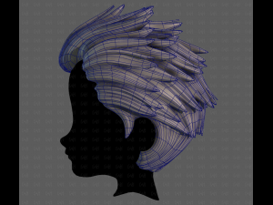 3D Hair style for boy V113 Modelo 3D