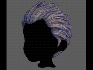 3D Hair style for boy V113 Modelo 3D